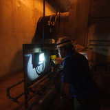 Industrial worker using Sector 5 LED Hand Torch